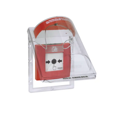 Schutzhaube für Handmelder, deutsch