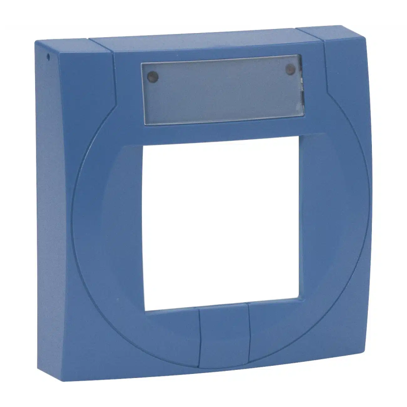 Handmelder kleines Gehäuse blau, ähnlich RAL 5015