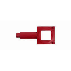 Ersatzschlüssel Kunststoff für kleine Handmelder, rot, VPE=10 Stück