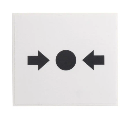 Ersatzglasscheibe kleiner Handmelder EN54, neutral, VPE=10 Stück