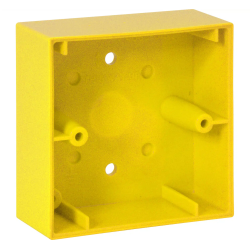 Montagegehäuse aP für kleine Handmelder gelb, ähnlich RAL 1021