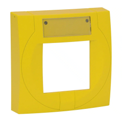 Handmelder kleines Gehäuse gelb, ähnlich RAL 1021