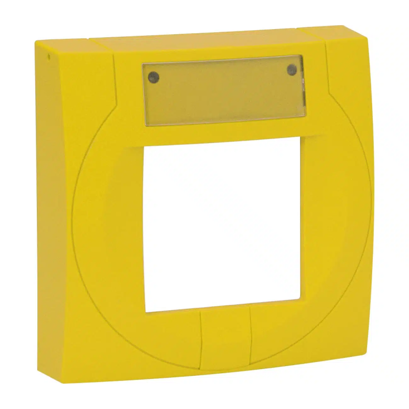 Handmelder kleines Gehäuse gelb, ähnlich RAL 1021