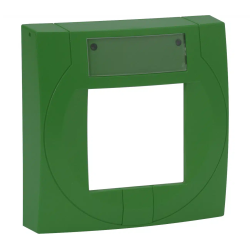 Handmelder kleines Gehäuse grün, ähnlich RAL 6002