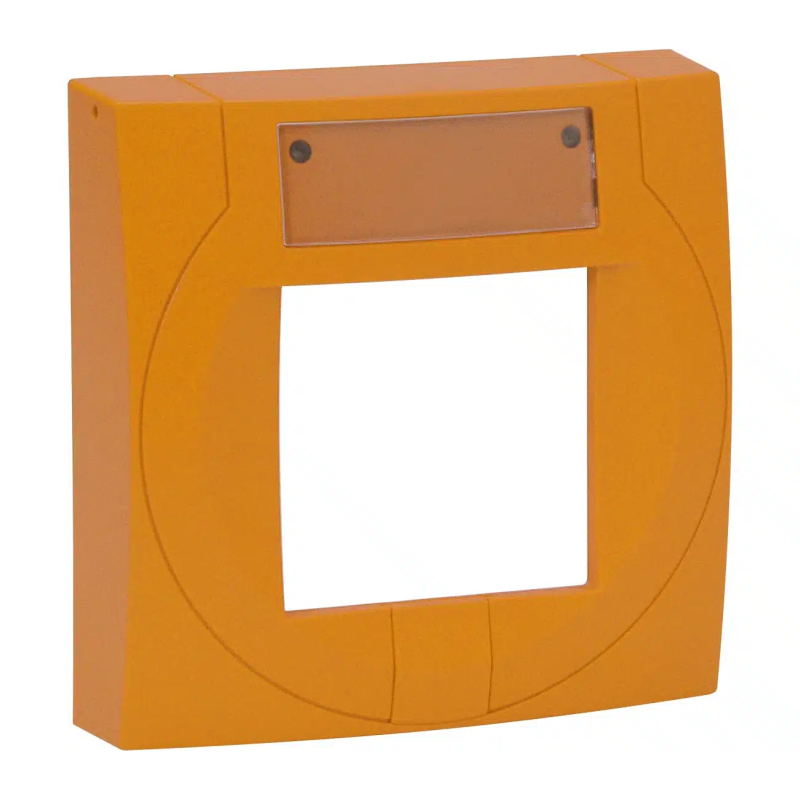 Handmelder kleines Gehäuse orange, ähnlich RAL 2011