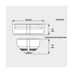 IQ8Wireless Funkgateway für Brandmelder