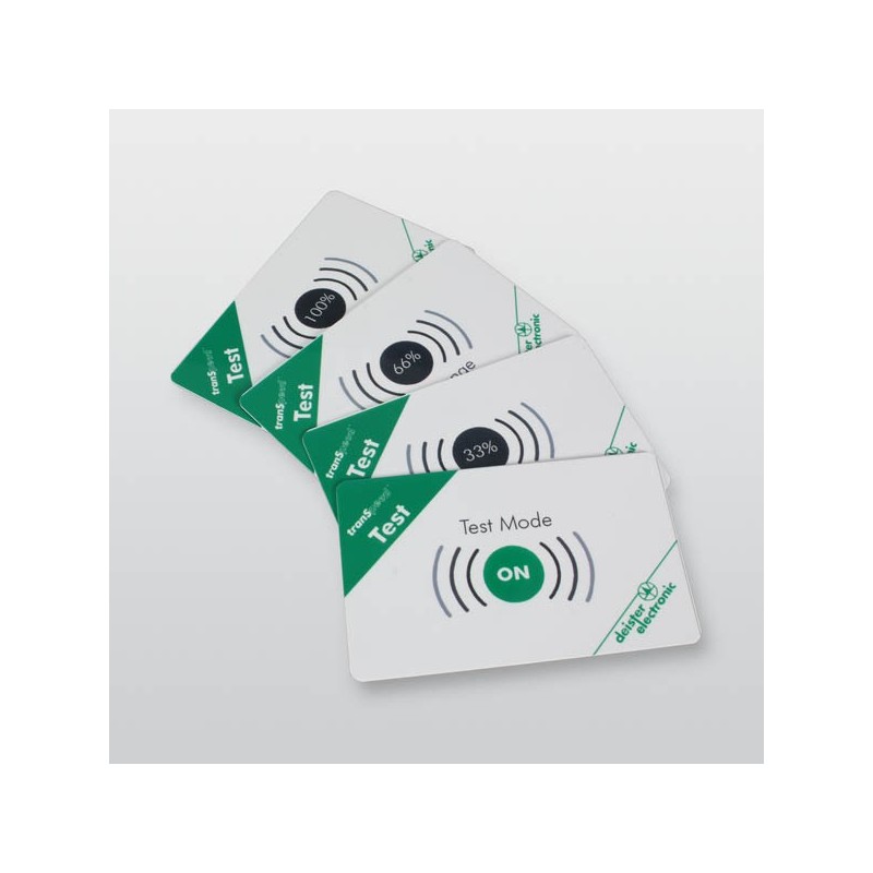 UHF-Kartentransponder Set 4 ISO Test