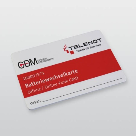 Batteriewechselkarte/Demontagekarte SZA CDM