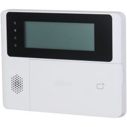 Brezžična upravljalna enota, LCD-zaslon, tipkovnica, brenčalo, MIFARE-čitalec, bela