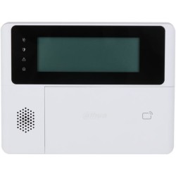 Funk-Bedienteil, LCD-Display, Tastatur, Summer, MIFARE-Leser, weiß