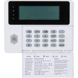 Funk-Bedienteil, LCD-Display, Tastatur, Summer, MIFARE-Leser, weiß