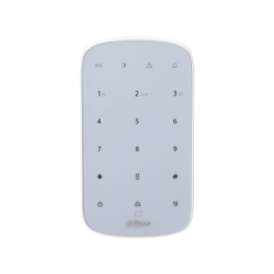 Funk-Bedienteil mit Tastatur, Grad 2, Temperatur-Messung, weiß