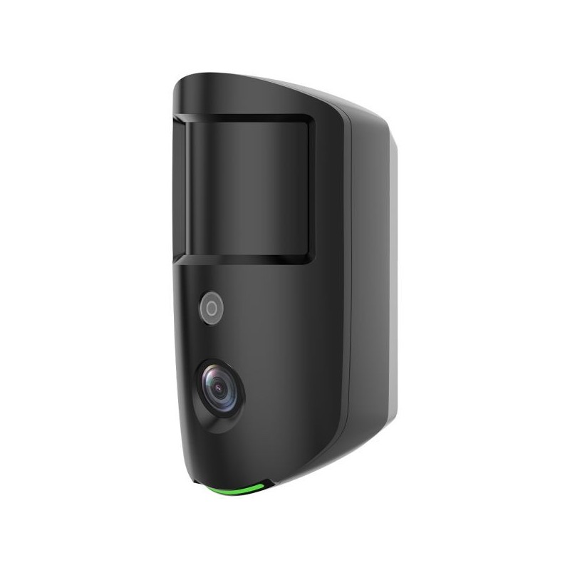 Funk-PIR-Bewegungsmelder mit Kamera, 12m/86°, IR 12m, Grad 2, Haustierimmun, schwarz