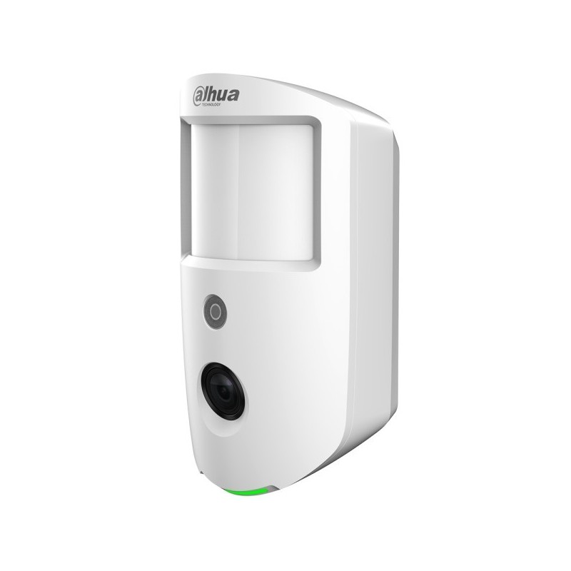 Funk-PIR-Bewegungsmelder mit Kamera, 12m/86°, IR 12m, Grad 2, Haustierimmun, weiß