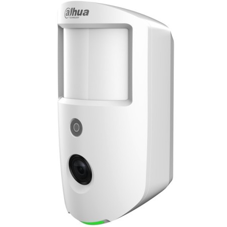 Funk-PIR-Bewegungsmelder mit Kamera, 12m/86°, IR 12m, Grad 2, Haustierimmun, weiß