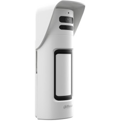 Funk-PIR/MW-Bewegungsmelder mit Kamera, 15m/90°, IR 15 m, Haustierimmun, Grad 2, IP66, weiß