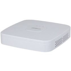 HD-CVI-Rekorder, 4 Kanäle, 8 Kanäle IP, 1x SATA à 16 TB, 1U, weiß