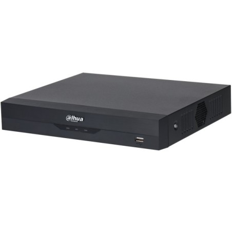Dahua HD-CVI-Rekorder, 4 Kanäle, 6 Kanäle IP, 1 x SATA à 16 TB, 1U, schwarz