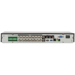 Dahua HD-CVI-snemalnik, 16 kanalov, 32 kanalov IP, 2x SATA à 16 TB, 1U, črn