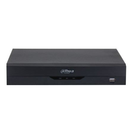Dahua HD-CVI-Rekorder, 8 Kanäle, 12 Kanäle IP, 1x SATA à 16 TB, 1U, schwarz