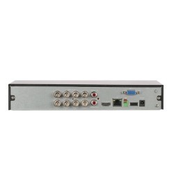 Dahua HD-CVI-snemalnik, 8 kanalov, 12 kanalov IP, 1x SATA à 16 TB, 1U, črn