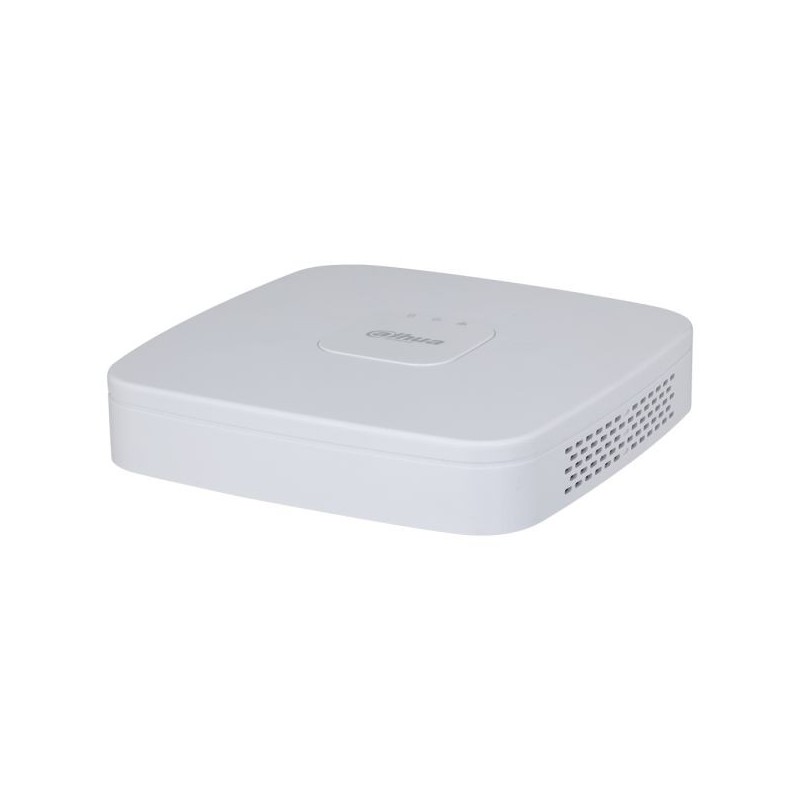 HD-CVI-snemalnik , 4 kanali, 6 kanalov IP, 1x SATA à 16 TB, 1U, bela