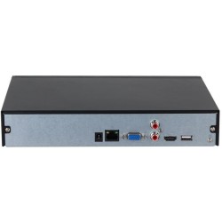 IP-Rekorder, 8 Kanäle IP, 1x SATA à 20 TB, 1U, schwarz