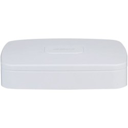 IP-PoE-Rekorder, 4 Kanäle IP, 4 Kanäle PoE, 1x SATA à 20TB, 1U, weiß