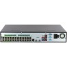 IP-PoE-Rekorder, 24 Kanäle IP, 24 Kanäle PoE, 4x SATA à 20 TB, 1.5U, schwarz
