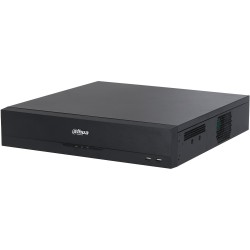 IP-snemalnik, 16 kanalov IP, 8x SATA à 20 TB, 2U, črn