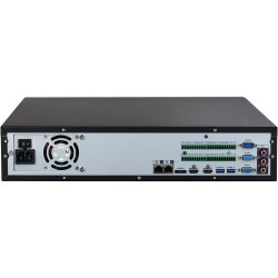 IP-snemalnik, 16 kanalov IP, 8x SATA à 20 TB, 2U, črn