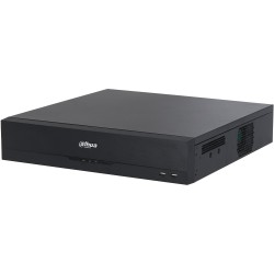 IP-snemalnik, 64 kanalov IP, 8x SATA à 20 TB, 2U, črn