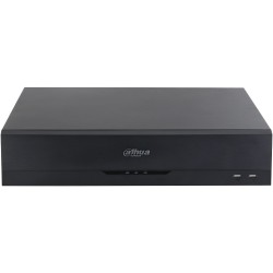 IP-snemalnik, 64 kanalov IP, 8x SATA à 20 TB, 2U, črn
