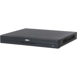 IP-PoE-Rekorder, 16 Kanäle IP, 16 Kanäle PoE, 2x SATA à 20 TB, 1U, schwarz