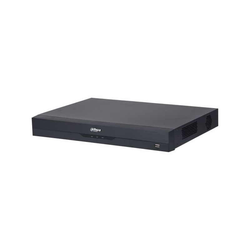 IP-Rekorder, 16 Kanäle IP, 2x SATA à 20 TB, 1U, schwarz