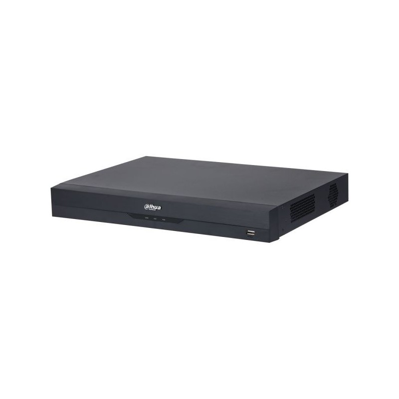 IP-snemalnik, 32 kanalov IP, 2x SATA à 20 TB, 1U, črn