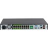 IP-PoE-Rekorder, 32 Kanäle IP, 16 Kanäle PoE, 2x SATA à 20 TB, 1U, schwarz