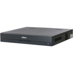 IP-PoE-Rekorder, 32 Kanäle IP, 16 Kanäle PoE, 4x SATA à 20 TB, 1.5U, schwarz