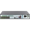 IP-PoE-Rekorder, 32 Kanäle IP, 16 Kanäle PoE, 4x SATA à 20 TB, 1.5U, schwarz