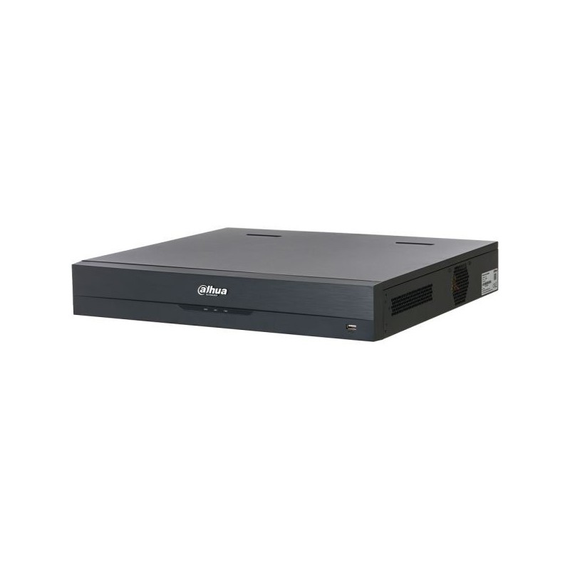 IP-snemalnik, 32 kanalov IP, 4x SATA à 20 TB, 1.5U, črn