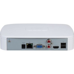 Dahua IP-snemalnik, 16 kanalov IP, 1x SATA à 20 TB, 1U, bel