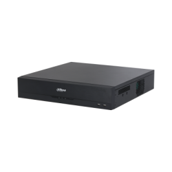 Dahua IP-PoE-snemalnik, 16 kanalov, 16 kanalov IP, PoE, 8x SATA à 16 TB, 2U, črn