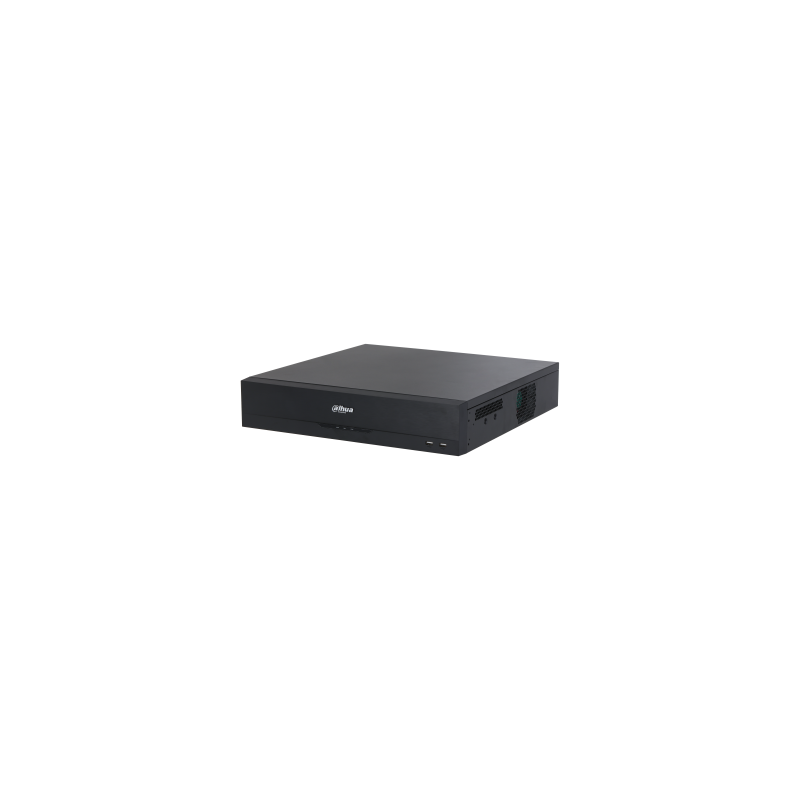 Dahua IP-PoE-snemalnik, 16 kanalov, 16 kanalov IP, PoE, 8x SATA à 16 TB, 2U, črn