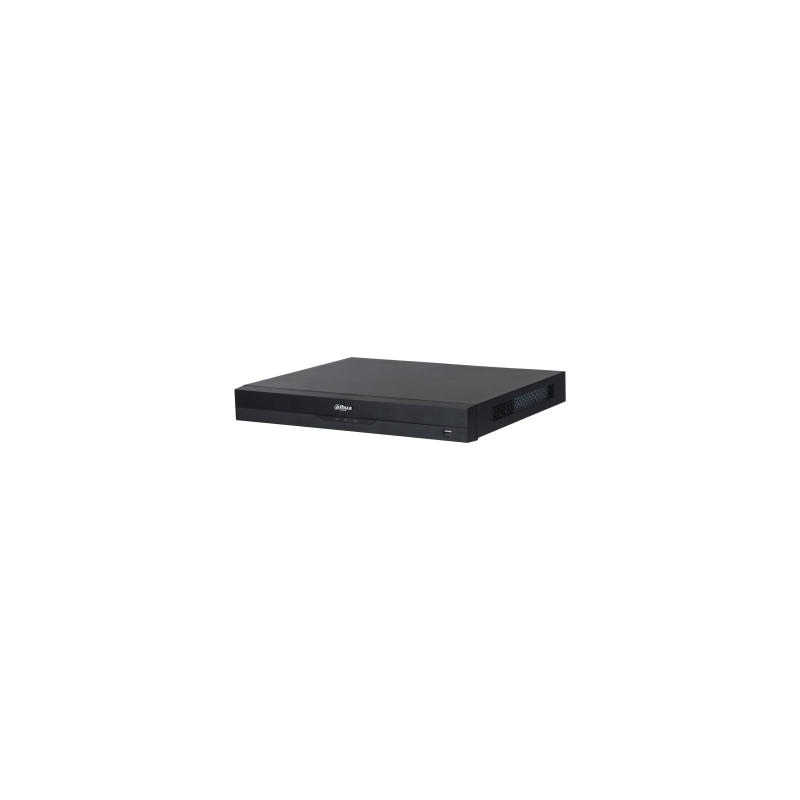 Dahua IP-PoE-snemalnik, 16 kanalov IP, 16 kanalov PoE, 2x SATA à 16 TB, 1U, črn