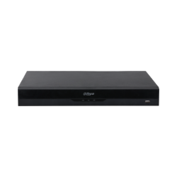 Dahua IP-PoE-snemalnik, 16 kanalov IP, 16 kanalov PoE, 2x SATA à 16 TB, 1U, črn