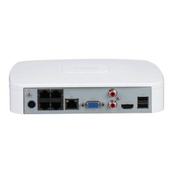 Dahua IP-snemalnik, 4 kanali IP, 4 kanali PoE, 1x SATA à 16TB