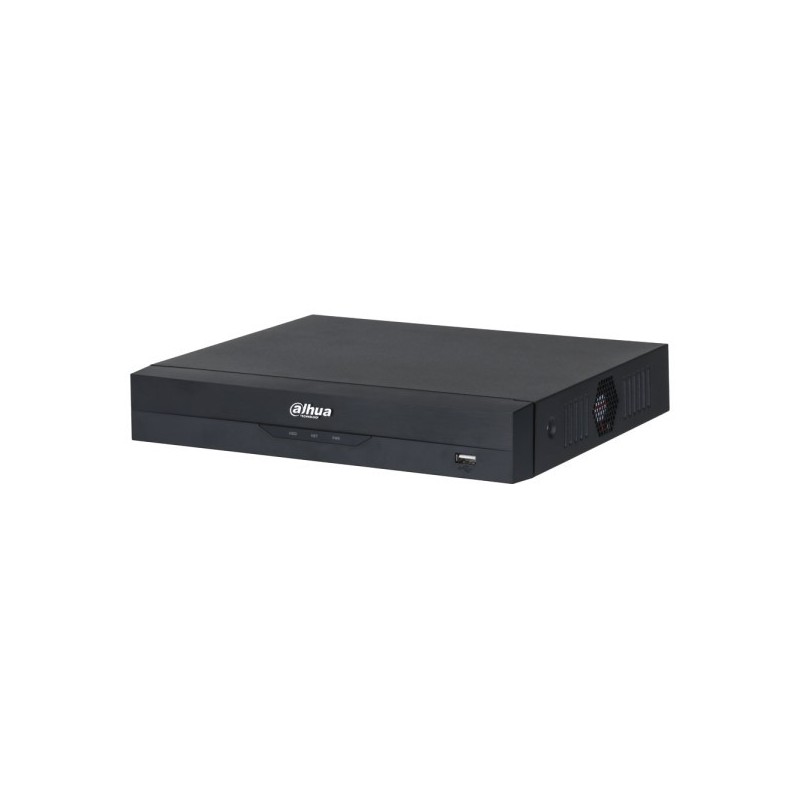 Dahua WizSense IP-snemalnik, 8 kanalov, 8x PoE, H.265+, 1 SATA à 16TB