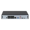 Dahua WizSense IP-snemalnik, 8 kanalov, 8x PoE, H.265+, 1 SATA à 16TB