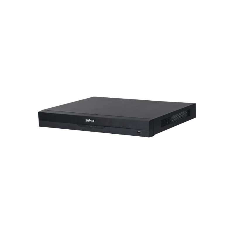 Dahua WizSense IP-snemalnik, 16 kanalov, 16PoE, max. 32MP, H.265+, 2 SATA à 16TB