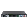 Dahua WizSense IP-Rekorder, 16 Kanäle, 16PoE, max. 32MP, H.265+, 2 SATA à 16TB